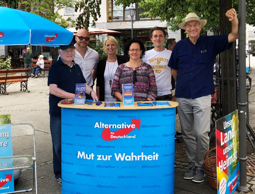 Infostand in Bad Neuenahr